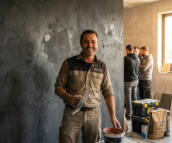 Philippe G., formateur et applicateur expert béton ciré