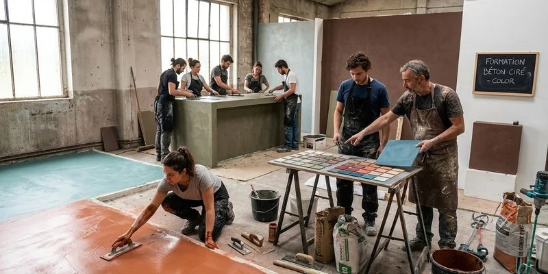 TGV depuis Grenoble vers la formation béton ciré à Paris