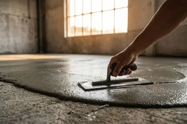 Panneau béton ciré gris anthracite