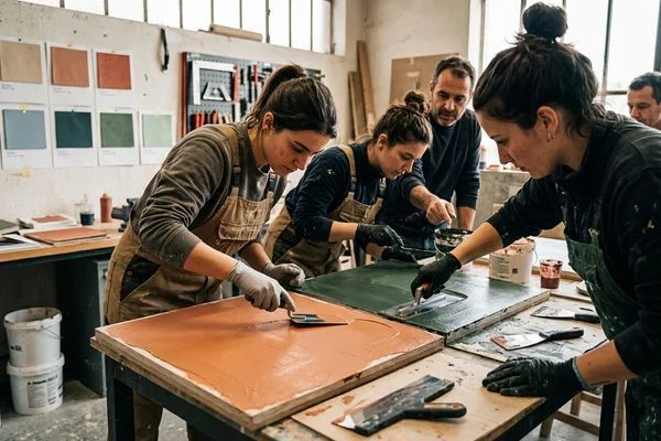 Stagiaires en pratique