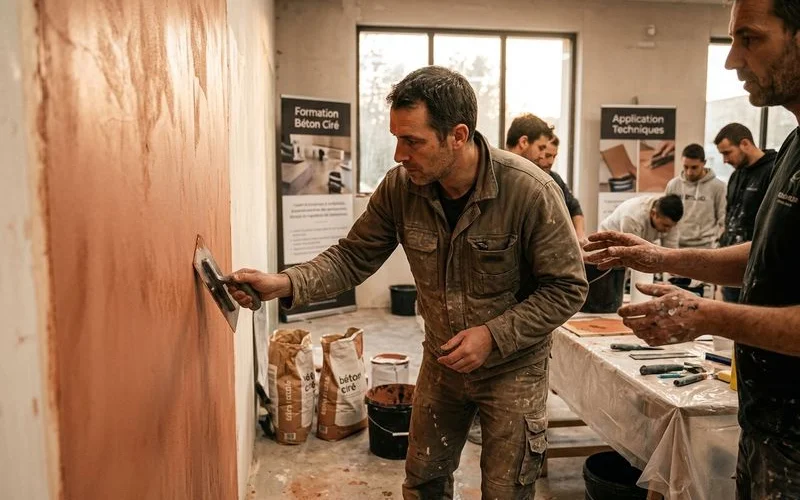 Changez de Vie : Reconversion dans le Béton Ciré