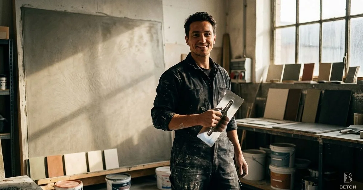 Lancez Votre Carrière d'Applicateur Béton Ciré