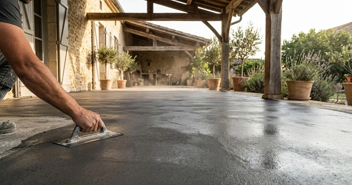 Béton Ciré Extérieur et Terrasse : Est-ce Possible ?