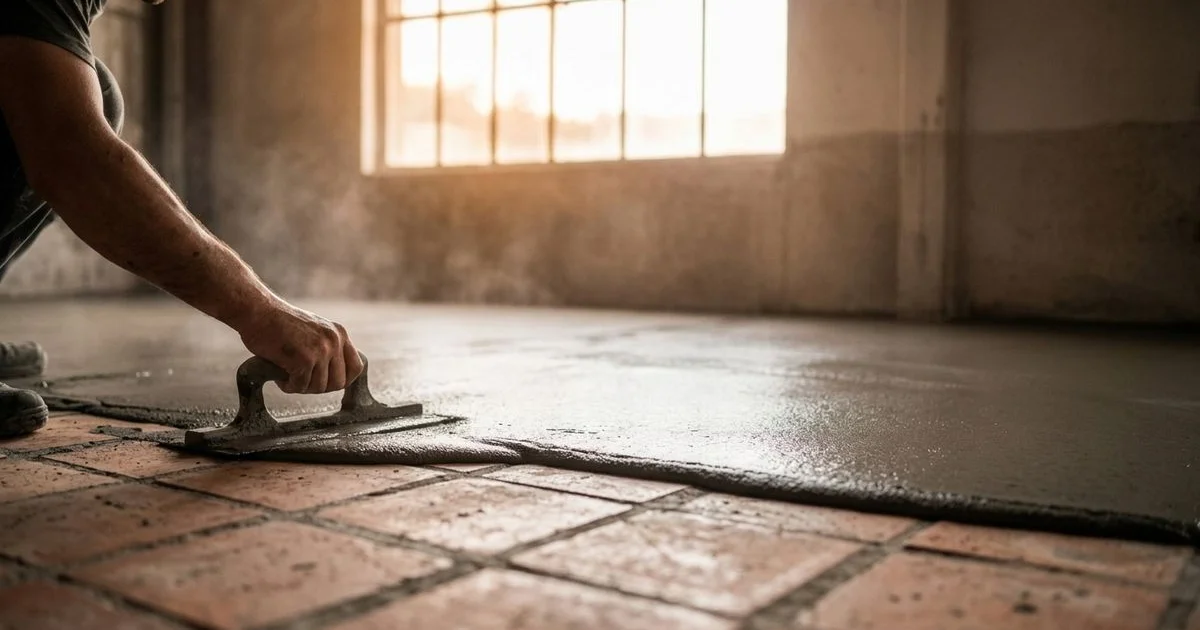 Poser du Béton Ciré sur du Carrelage : Étapes et Précautions