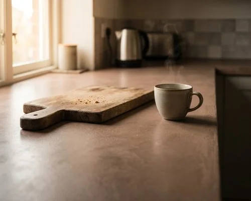 Plan de travail béton ciré